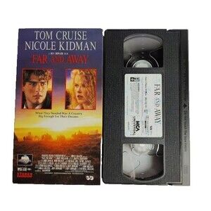 Far And Away VHS Adventure Drama Tom Cruise Nicole Kidman Movie 1992 PG 13